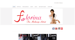 Desktop Screenshot of florinamakeupartist.com